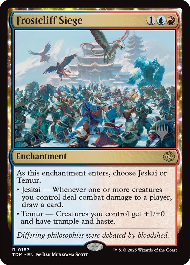 Siège de Givre Falaise [Tarkir : Promos Dragonstorm]
