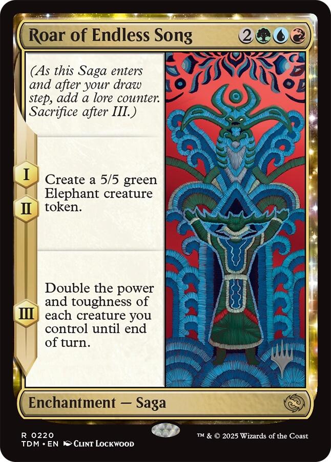 Rugissement de la Chanson éternelle (Pack promo) [Tarkir : Promos d'Orage draconique]