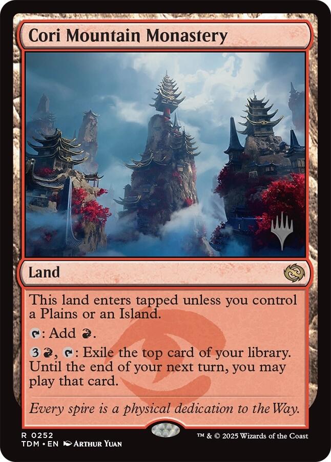 Monastère de la Cime de Corail (Pack promo) [Promos Tarkir : Dragonstorm]