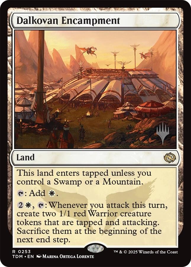 Campement dalkovan (Pack promo) [Tarkir : Promos Dragonstorm]