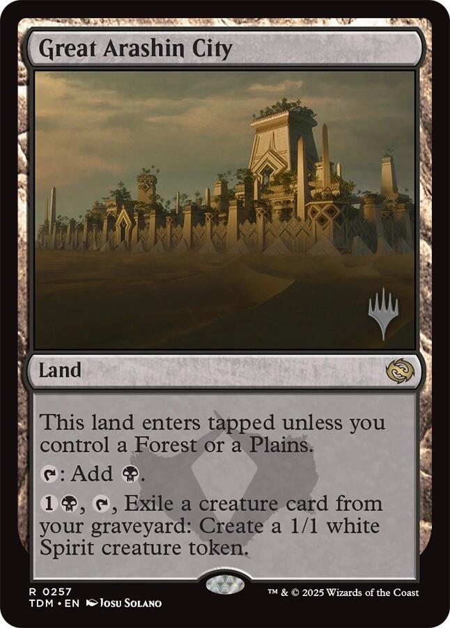 Grande cité d'Arashin (Pack promo) [Tarkir : Promos draconiques]