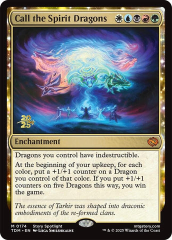 Invocar a los dragones espíritu [Tarkir: Promocionales del Preevento de Dragonstorm]