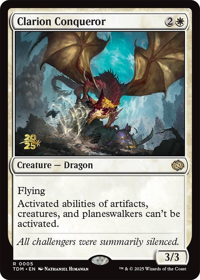 Conquérant de Clarion [Tarkir: Dragonstorm Prerelease Promos]