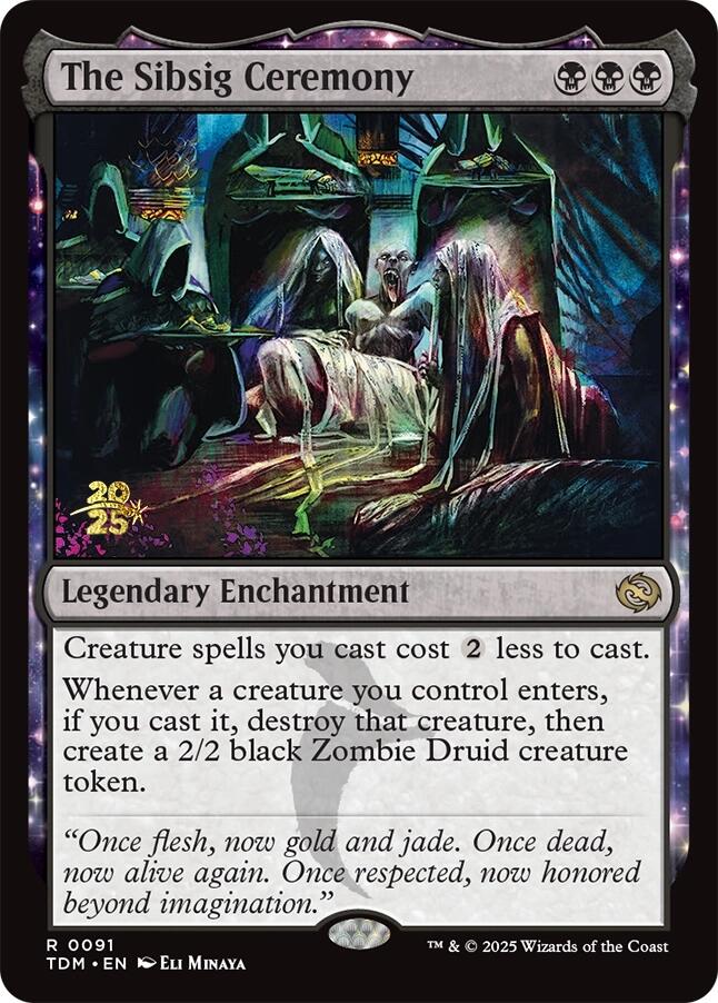 Cérémonie de Sibsig [Tarkir: Dragonstorm Promos d'Avant-Première]