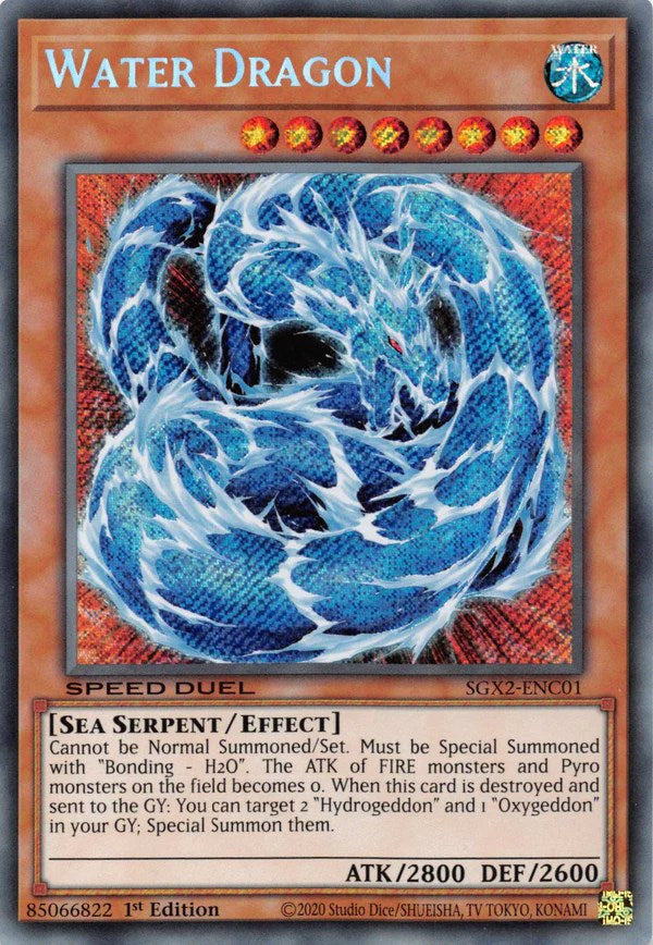 Dragon de l'Eau [SGX2-ENC01] Secret Rare