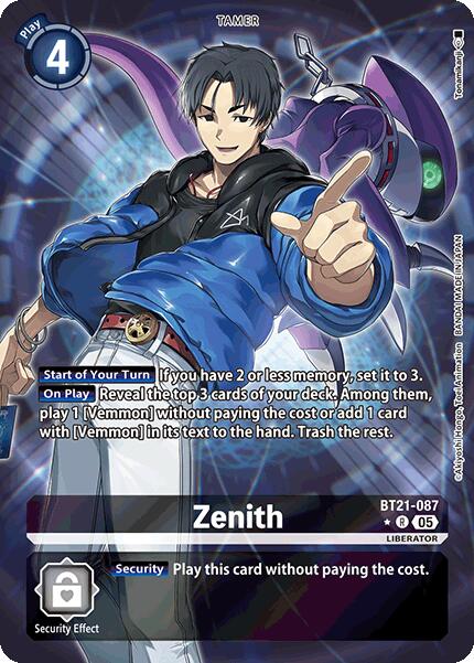Zenith [BT21-087] (Illustration alternative) [Convergence mondiale]
