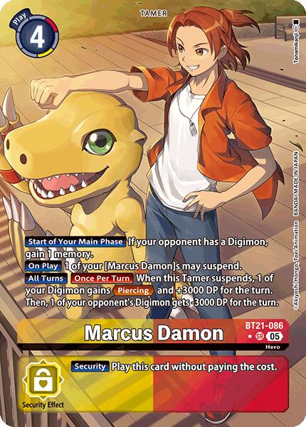 Marcus Damon [BT21-086] (Illustration alternative) [Convergence mondiale]