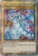 Dragon Blanc aux Yeux Bleus (Nouvel Art) [RA04-FR002] Quarter Century Secret Rare