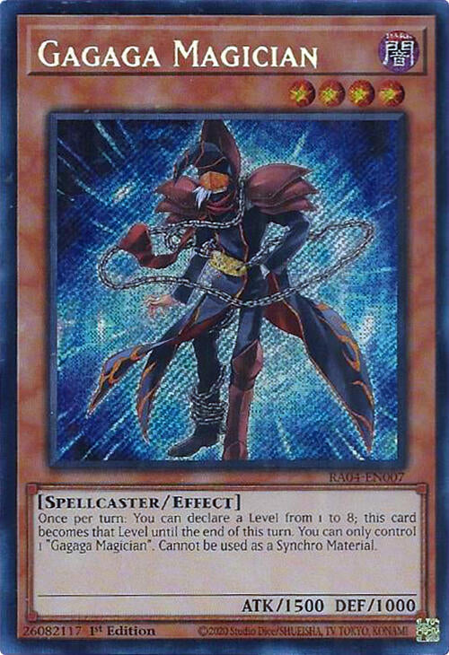 Magicien Gagaga [RA04-FR007] Secret Rare