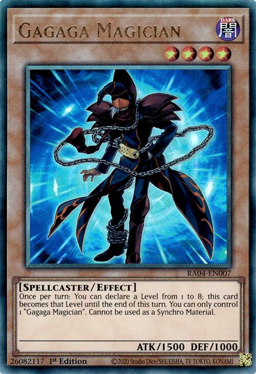 Magicien Gagaga [RA04-FR007] Prismatic Ultimate Rare