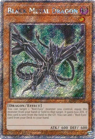 Dragón Metálico Oscuro [RA04-EN016] Secreta Rara Platino