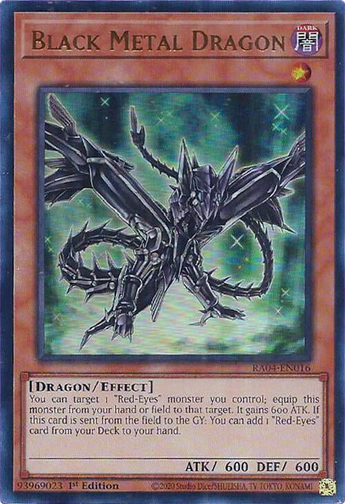 Dragon Noir Métal [RA04-FR016] Ultra Rare