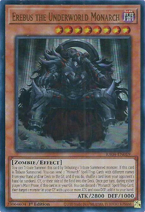 Erebus le Monarque du Royaume des Ténèbres [RA04-FR019] Ultra Rare