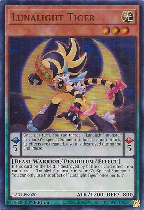 Tigre LunaLumière [RA04-FR020] Ultra Rare