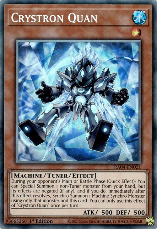 Crystron Quan [RA04-EN021] Collector's Rare Prismatique