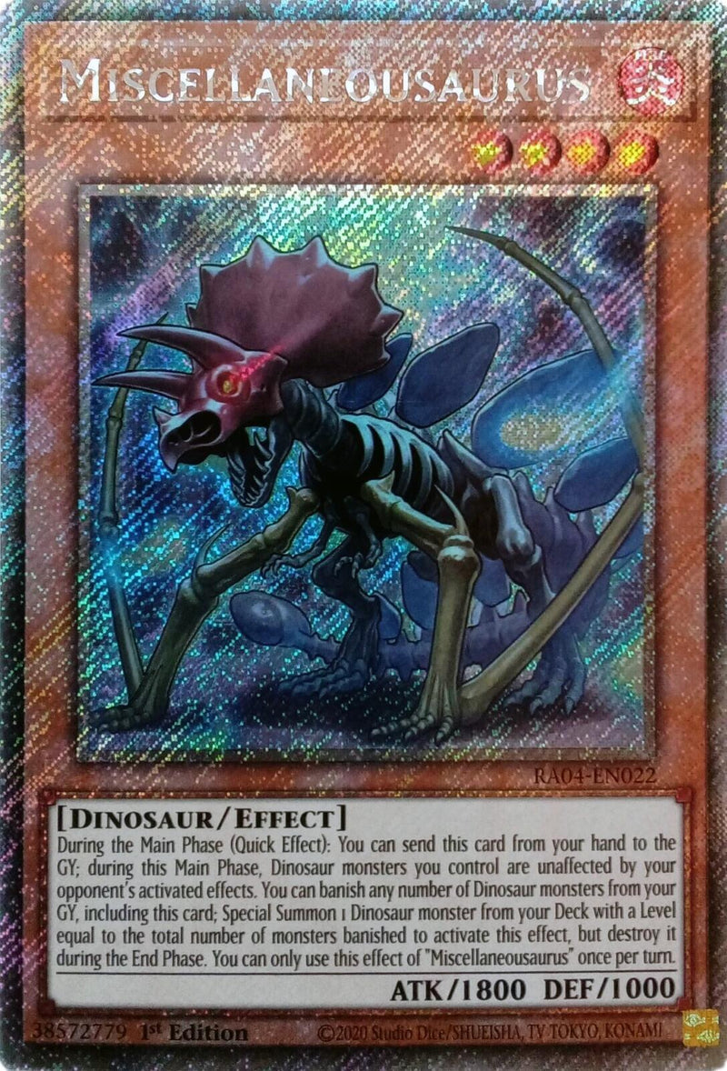 Dinosaure Bric-à-Brac [RA04-FR022] Platinum Secret Rare