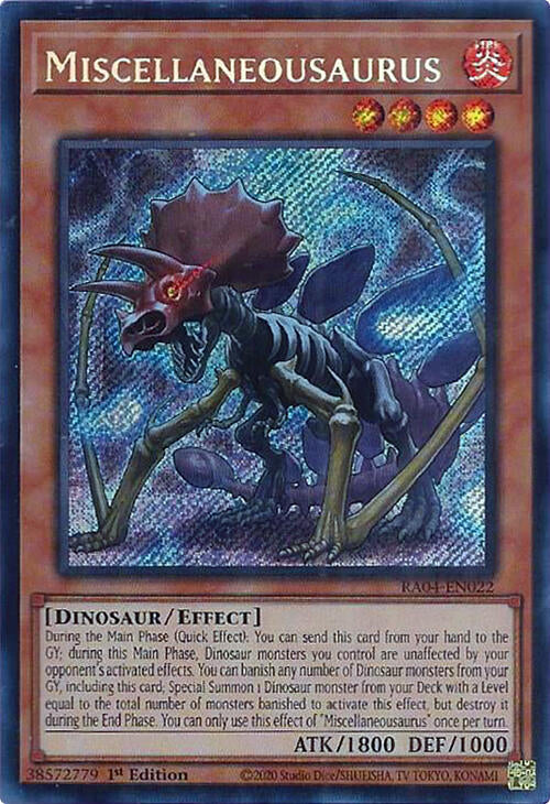 Miscellaneousaurus [RA04-FR022] Secret Rare
