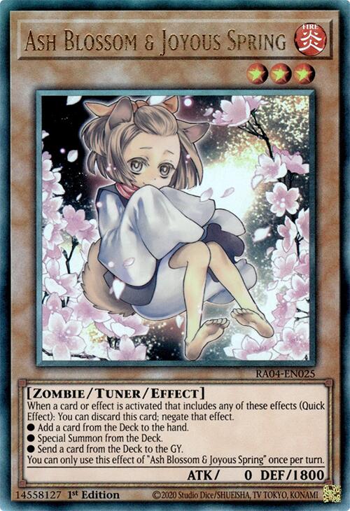 Cendres de Fleur de Cerisier et Joyeux Printemps (Illustration alternative) [RA04-FR025] Prismatic Ultimate Rare