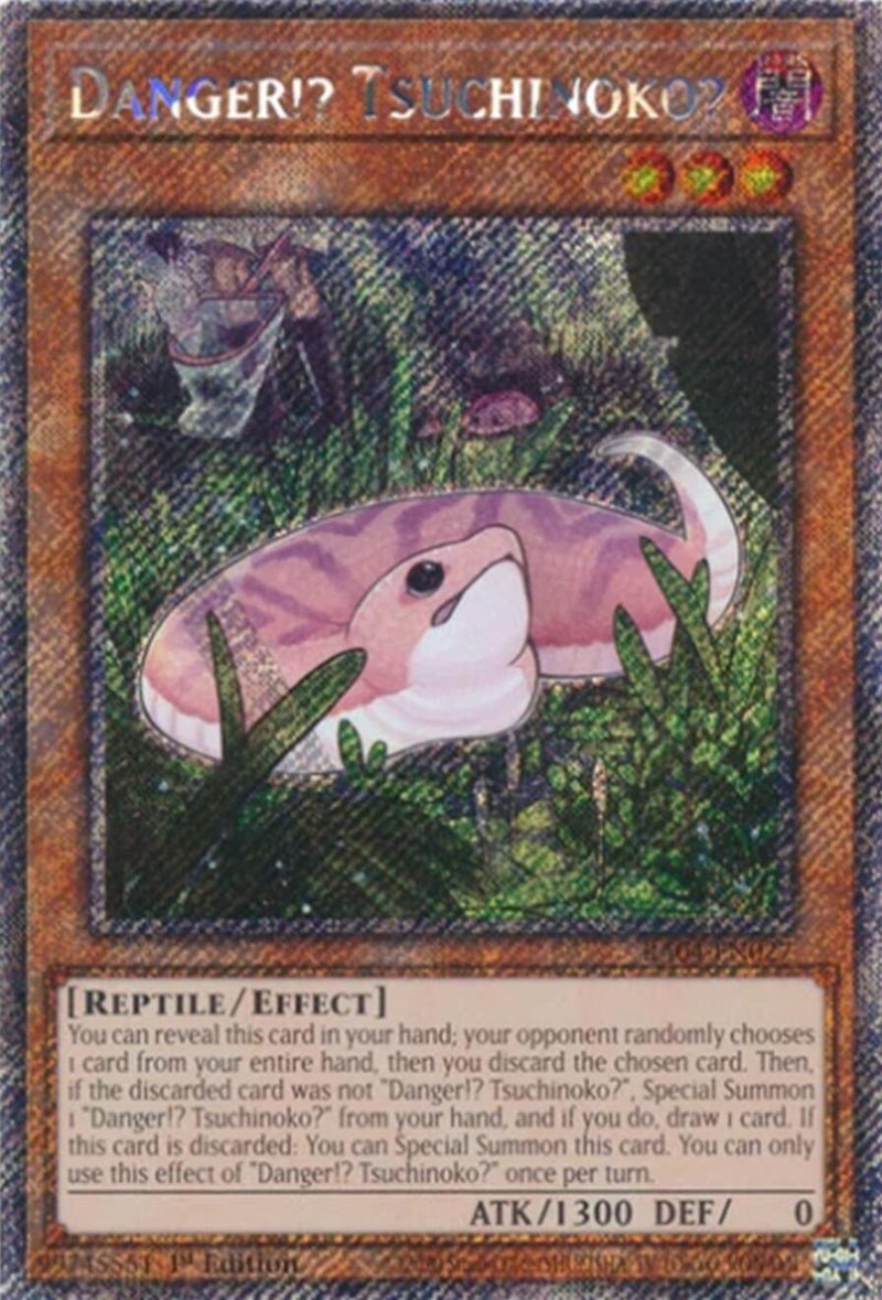 Danger ?! Tsuchinoko? [RA04-FR027] Platinum Secret Rare