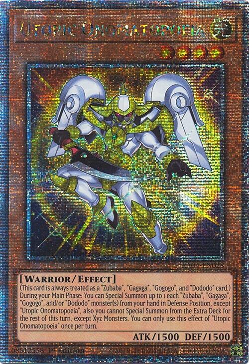 Onomatopée Utopique [RA04-FR028] Quarter Century Secret Rare