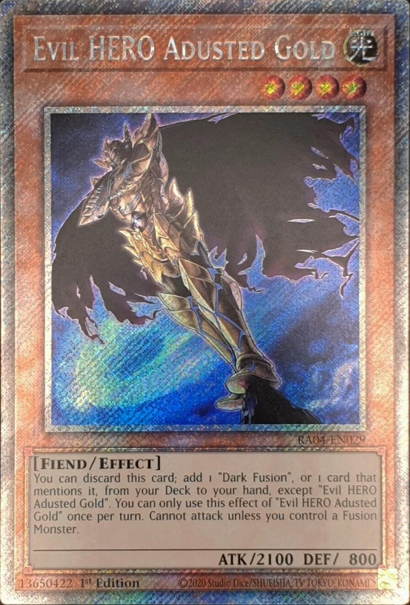 HÉROS Malveillant Or Adusté [RA04-FR029] Platinum Secret Rare
