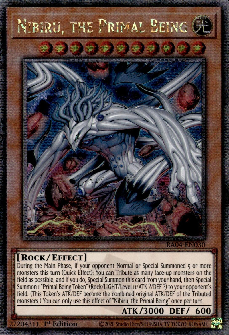 Nibiru, l'Être Primitif (Nouvel Art) [RA04-FR030] Quarter Century Secret Rare