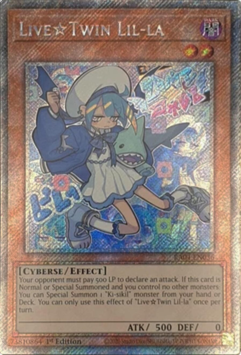 LiveTwin Lil-la [RA04-FR036] Platinum Secret Rare