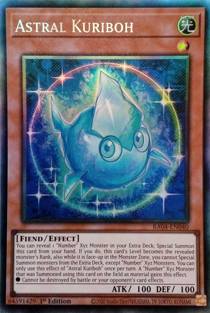 Kuriboh Astral [RA04-FR040] Collector's Rare Prismatique