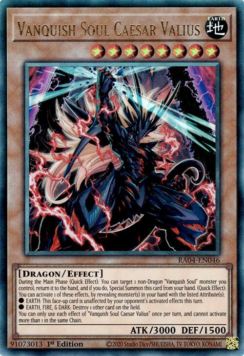 Vanquish Soul Caesar Valius [RA04-FR046] Secrète Ultime Prismatique