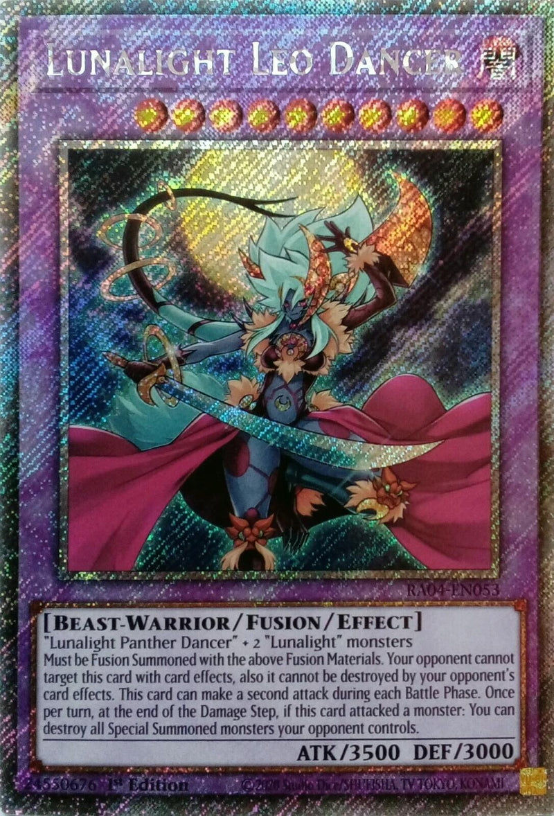 Danseuse Lunalumière Lionne [RA04-FR053] Secret Rare Platine
