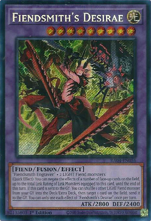 Fiendsmith Desirae [RA04-FR056] Secret Rare