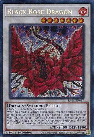 Dragón Rosa Negra [RA04-SP057] Rara Secreta