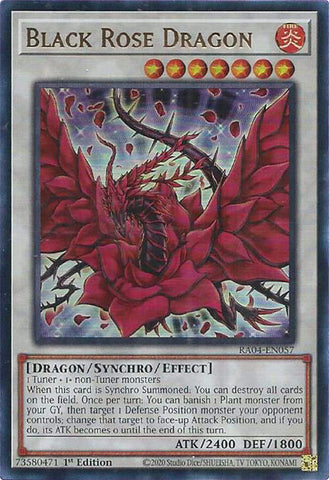 Dragón Rosa Negra [RA04-SP057] Ultra Rara