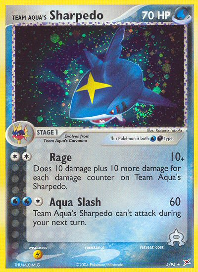 Sharpedo du Clan Aqua (5/95) [EX: Team Magma contre Team Aqua]