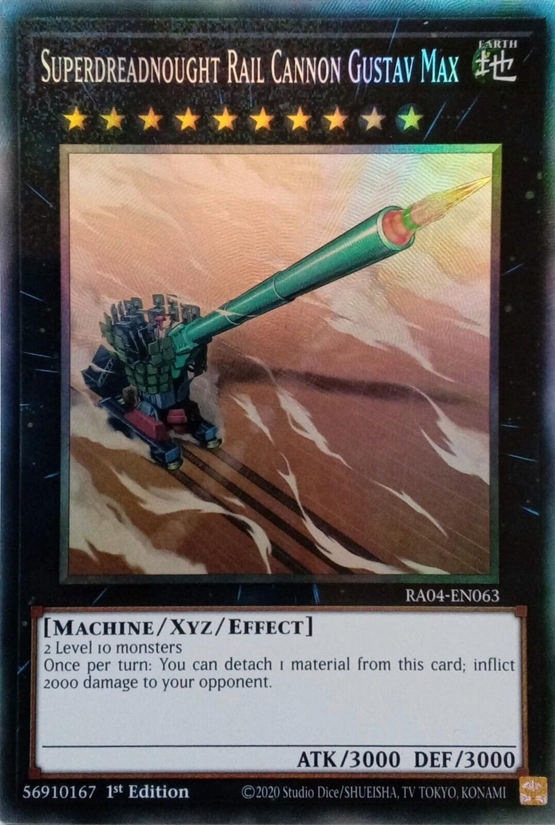 Super Cuirassé Canon Gustave Max [RA04-FR063] Collector's Rare Prismatique