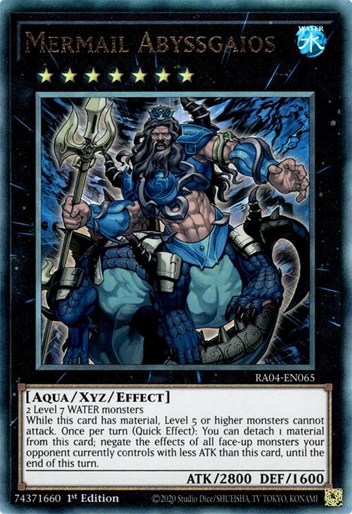 Mermail Abyssgaios [RA04-FR065] Ultimate Rare Prismatique