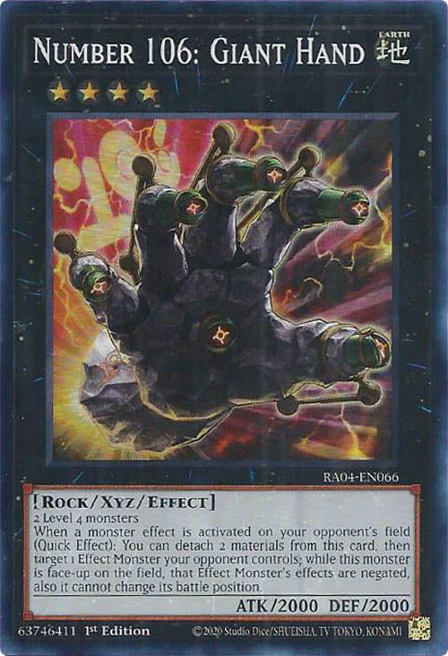 Numéro 106 : Main Géante [RA04-FR066] Super Rare