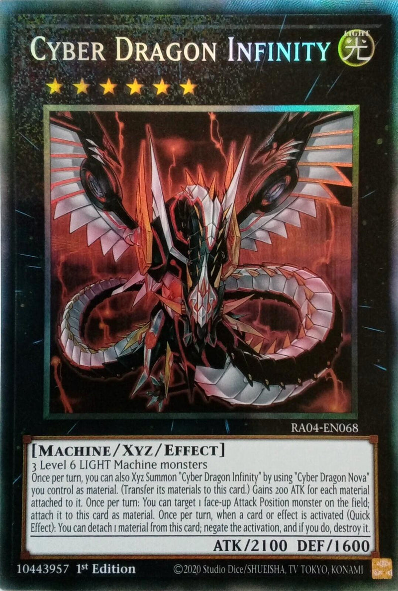 Cyber Dragon Infini [RA04-FR068] Collector's Rare Prismatique