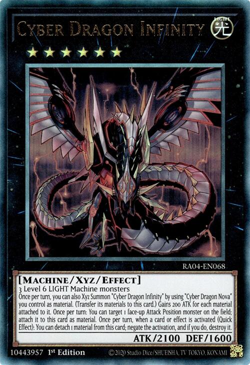 Cyber Dragon Infini [RA04-FR068] Prismatic Ultimate Rare