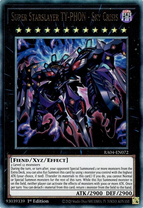 Super Starslayer TY-PHON - Crise Céleste [RA04-FR072] Prismatic Ultimate Rare
