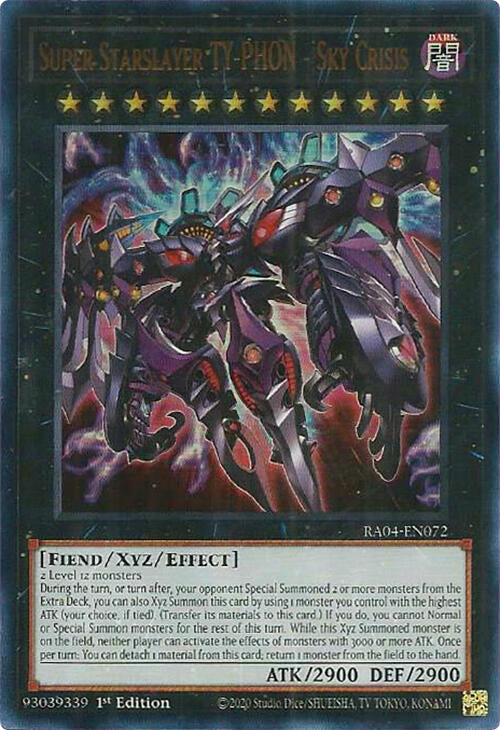Super Tueur Étoile TY-PHON - Crise Céleste [RA04-FR072] Ultra Rare
