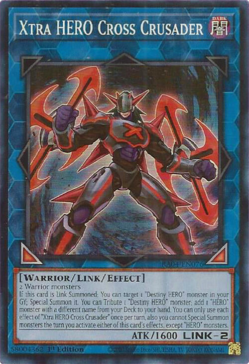 Xtra HÉROS Croisé à la Croix [RA04-FR076] Super Rare