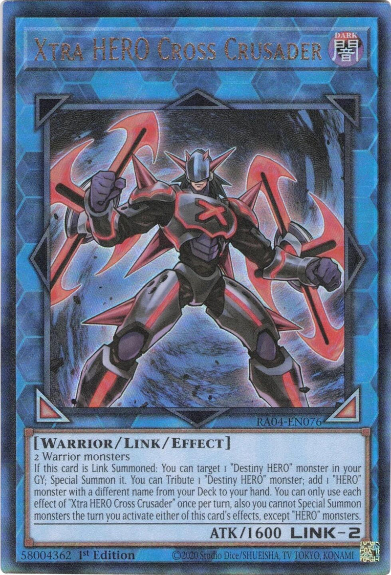 Xtra HERO Cross Crusader [RA04-FR076] Prismatic Ultimate Rare