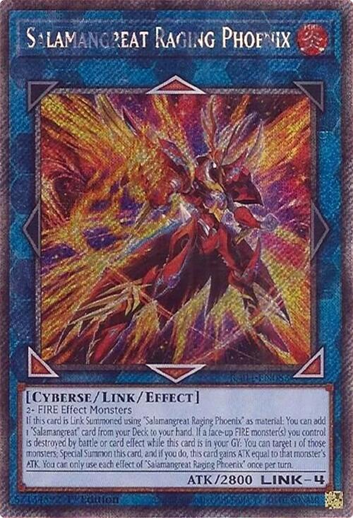 Salamangrande Phénix Furieux [RA04-FR083] Secrète Rare Platine