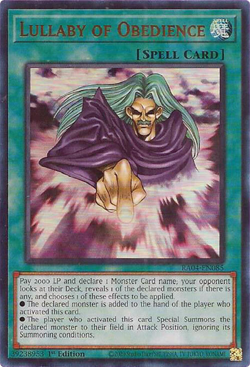 Berceuse de l'Obéissance [RA04-FR085] Ultra Rare
