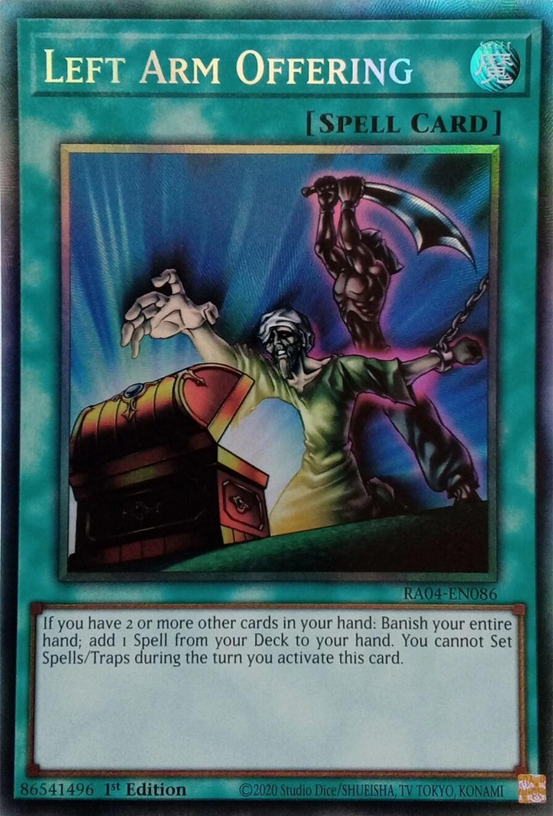 Offrande du Bras Gauche [RA04-FR086] Prismatic Collector's Rare