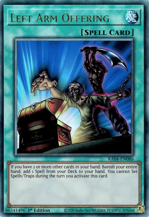 Offrande du bras gauche [RA04-FR086] Prismatic Ultimate Rare