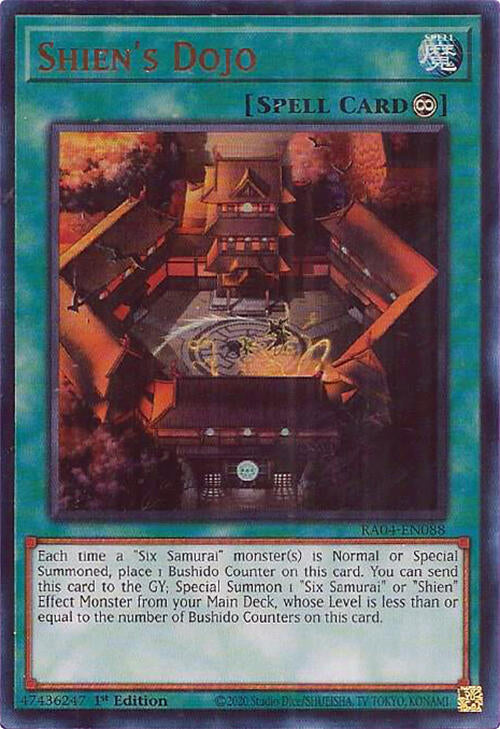 Dojo de Shien [RA04-FR088] Ultra Rare
