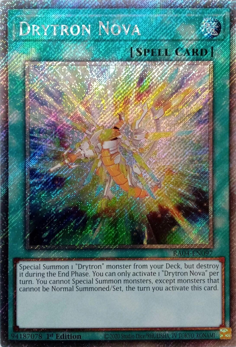 Drytron Nova [RA04-EN097] Secrète Rare Platine