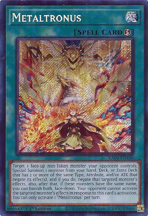 Metaltronus [RA04-FR100] Secret Rare